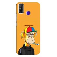Чехлы с Обезьянами NFT для TECNO Spark Power 2 (LC8) (AlphaPrint) (Скучающая Обезьяна NFT)