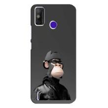 Чехлы с Обезьянами NFT для TECNO Spark Power 2 (LC8) (AlphaPrint) (стильная обезьяна NFT)