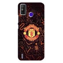 Чехол Манчестер Юнайтед для Техно Спарк Павер 2 (AlphaPrint) (эмблема МЮ)