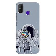 Чехол NASA для TECNO Spark Power 2 (LC8) (AlphaPrint) (Космонавт фото)