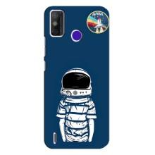 Чехол NASA для TECNO Spark Power 2 (LC8) (AlphaPrint) (Мальчик в шлеме)