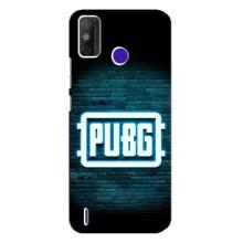 Чехол PUBG для Техно Спарк Павер 2 (AlphaPrint) (Лого PUBG)