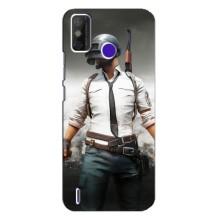 Чехол PUBG для Техно Спарк Павер 2 (AlphaPrint) (Пабг мен)