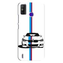 Чехол для Техно Спарк Павер 2 - с принтом БМВ (AlphaPrint) (Машина БМВ)