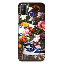 Чехол для TECNO Spark Power 2 (LC8) - с принтом Найк (AlphaPrint) (Стиль Найк)