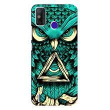 Чехол с птицами на TECNO Spark Power 2 (LC8) (VPrint) (Сова с глазом)