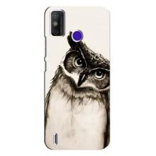 Чехол с птицами на TECNO Spark Power 2 (LC8) (VPrint) (Сова)