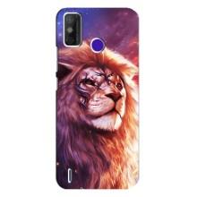 Чехол со Львом для TECNO Spark Power 2 (LC8) (VPrint) (Красочный Лев)