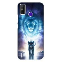 Чехол со Львом для TECNO Spark Power 2 (LC8) (VPrint) (Маленький лев)