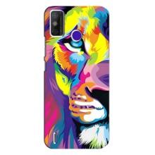 Чехол со Львом для TECNO Spark Power 2 (LC8) (VPrint) (Яркий Лев)