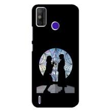 Чехлы Венсдей на TECNO Spark Power 2 (LC8) Уэнсдей (AlphaPrint) (комната Уэнздей)