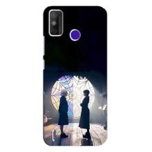 Чехлы Венсдей на TECNO Spark Power 2 (LC8) Уэнсдей (AlphaPrint) (Уэнздей и Инид)