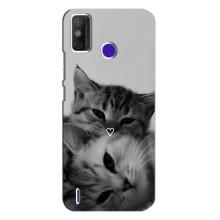 Чехол с рисунком кот на TECNO Spark Power 2 (LC8) – Пара котов