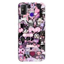 Чохол з кроликом Куромі на TECNO Spark Power 2 (LC8) – Колаж Куромі