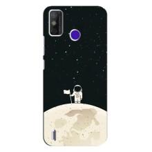 Космические Чехлы для Техно Спарк Павер 2 (VPrint) (На луне)