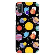 Космические Чехлы для Техно Спарк Павер 2 (VPrint) (Рисованные планеты)