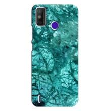 Мраморный чехол на TECNO Spark Power 2 (LC8) (VPrint) (Зеленый мрамор)