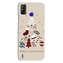 Рождественские Чехлы для TECNO Spark Power 2 (LC8) (VPrint) (Merry Christmas)