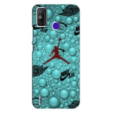 Силиконовый Чехол Nike Air Jordan на Техно Спарк Повер 2 (Джордан Найк)