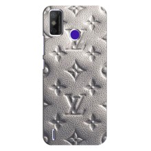 Текстурный Чехол Louis Vuitton для Техно Спарк Повер 2 (Бежевый ЛВ)