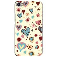 Чехлы для любимой на Мейзу Ю20 (VPrint) (Сердечки)