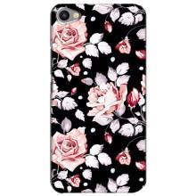 Чехлы с Цветами для Meizu U20 (VPrint) (Цветочки на черном)
