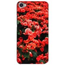 Чехлы с Цветами для Meizu U20 (VPrint) (Цветы красные)