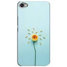 Чехлы с Цветами для Meizu U20 (VPrint) (Желтый цветок)