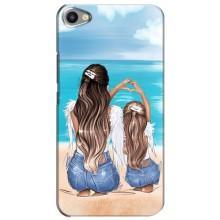 Чехол с печатью для Meizu U20 - (Мама с ребенком) (AlphaPrint) (Мама с доченькой)
