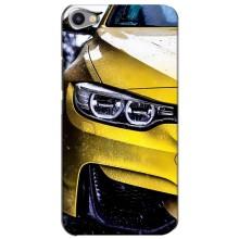 Чехлы с Машинами на Мейзу Ю20 (VPrint) (Желтая машина)