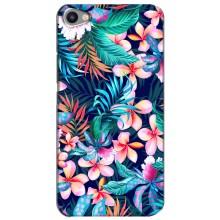 Чехол для Мейзу Ю20 - с принтом (Дизайнерские) (AlphaPrint) (Красочные цветы)