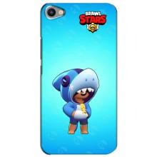 Чехол для Meizu U20 Бравл Старс (VPrint) – Леон акула