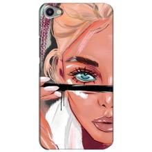 Чехол с печатью для Meizu U20 - (Мода) (AlphaPrint) (Макияж)