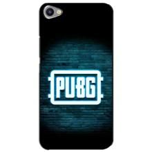 Чехол PUBG для Мейзу Ю20 (AlphaPrint) (Лого PUBG)