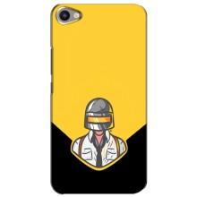 Чехол PUBG для Мейзу Ю20 (AlphaPrint) (Пабг в шлеме)