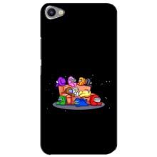 Чехол Амонг Ас для Meizu U20 (AlphaPrint) (Амонг-ас)