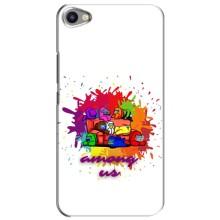 Чехол Амонг Ас для Meizu U20 (AlphaPrint) (Яркий АмонгАс)