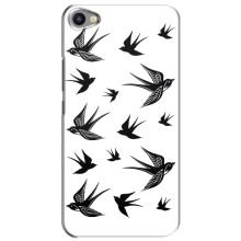 Чехол с птицами на Meizu U20 (VPrint) (Ласточки)