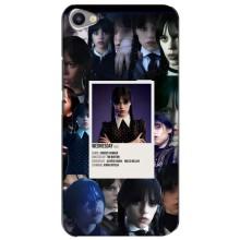 Чехлы Венсдей на Meizu U20 Уэнсдей (AlphaPrint) (коллаж Уэнздей)