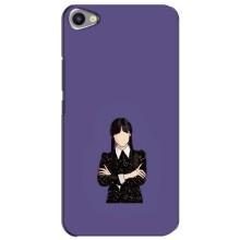 Чехлы Венсдей на Meizu U20 Уэнсдей (AlphaPrint) (Уэнздей в черном)