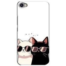 Чехол с рисунком кот на Meizu U20 – Коты в очках