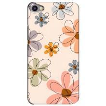 Чехол с цветочным принтом на Мейзу Ю20 – Разноцветные цветы
