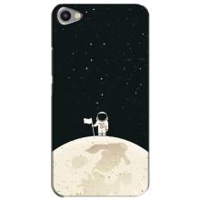 Космические Чехлы для Мейзу Ю20 (VPrint) (На луне)