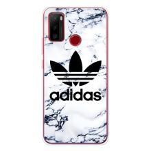 Чохли Адидас для Ulefone Note 10 (AlphaPrint) – Адідас на мраморі
