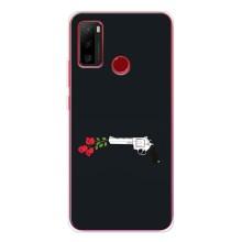 Чехлы (ART) Цветы на Ulefone Note 10 (VPrint) (Неожиданные цветы)