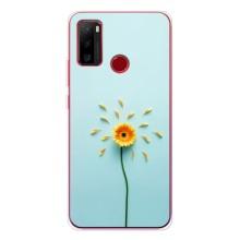 Чехлы с Цветами для Ulefone Note 10 (VPrint) (Желтый цветок)