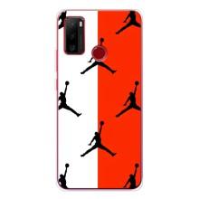 Чехлы для Ulefone Note 10 - с картинкой JORDAN (AlphaPrint) – Лого Джордан