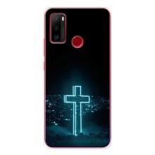 Чехол для Ulefone Note 10 (AlphaPrint) - (Христианские) (Крест и город)