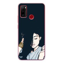 Чехол с печатью для Ulefone Note 10 - (Мода) (AlphaPrint) (Красивая девочка)