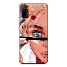 Чехол с печатью для Ulefone Note 10 - (Мода) (AlphaPrint) (Макияж)